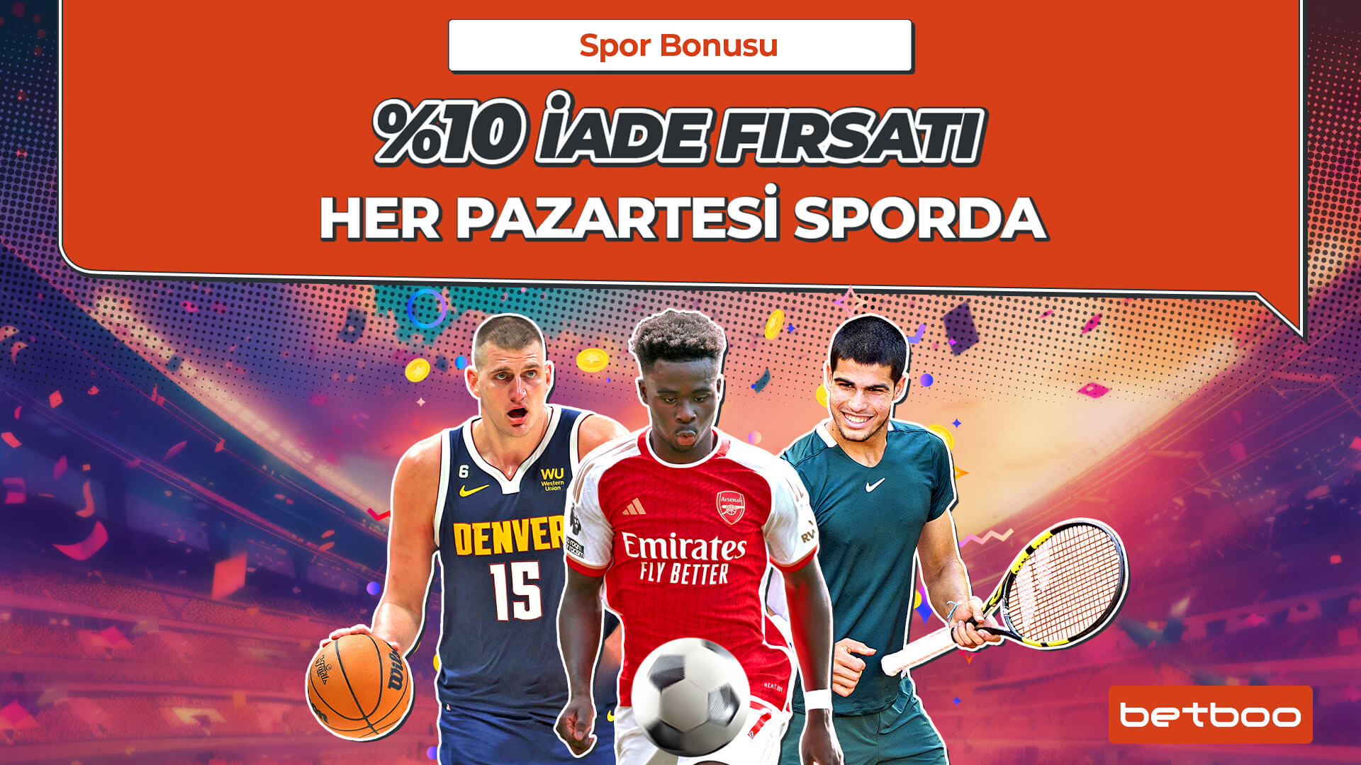 Spor Bahislerinde 3.000 TL İade